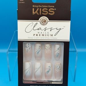 KISS Classy Nails Premium – Long Sparkly | Press On Nails | New